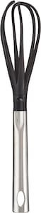 Royalford Nylon Whisk Steel Handle- Egg Beater, Milk Frother Kitchen Utensils Gadgets Nylon + Stainless Steel + Rubber For Blending, Whisking, Beating &amp; Stirring