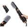 Professional 3 in 1 Negative Ionic Hot Air Straightener Comb Black