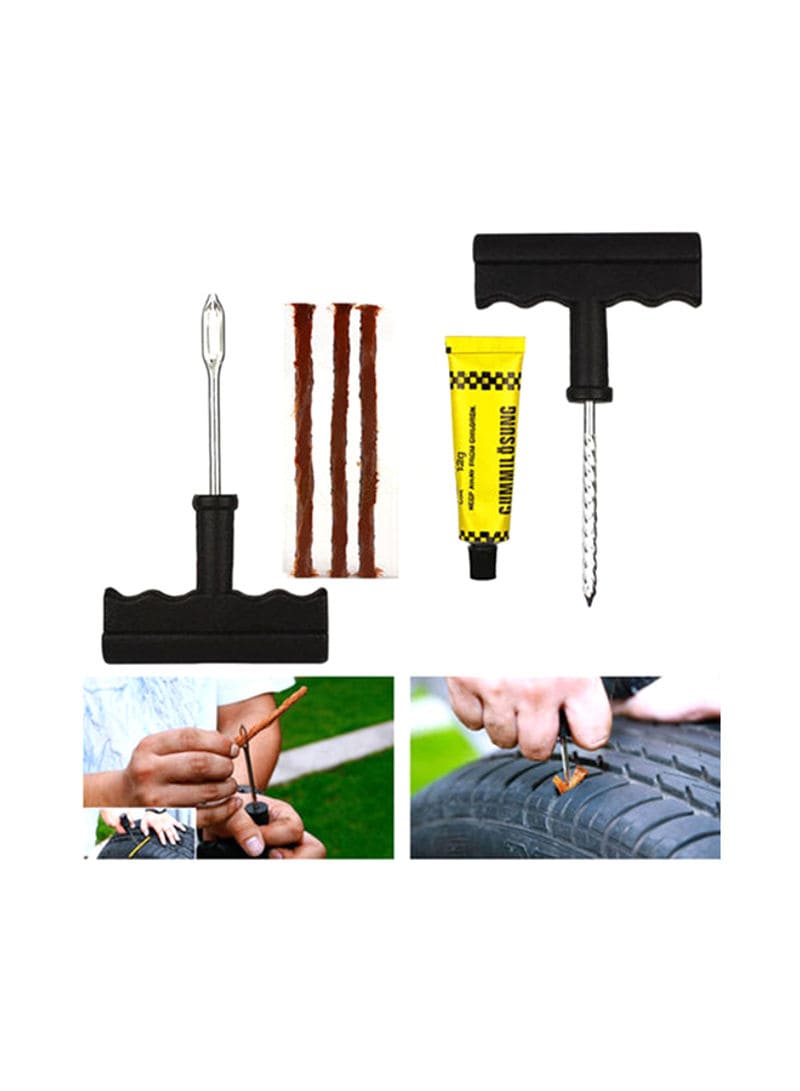 Buy Generic Tyre Puncture Repair Kit Tubeless Car Motorcycle Van Bike ...