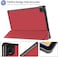 QuickTech Cover Case for Samsung Galaxy Tab S6 Lite 10.4, Slim PU Cover Case for Samsung Galaxy Tab S6 Lite 10.4 inch Tablet Red