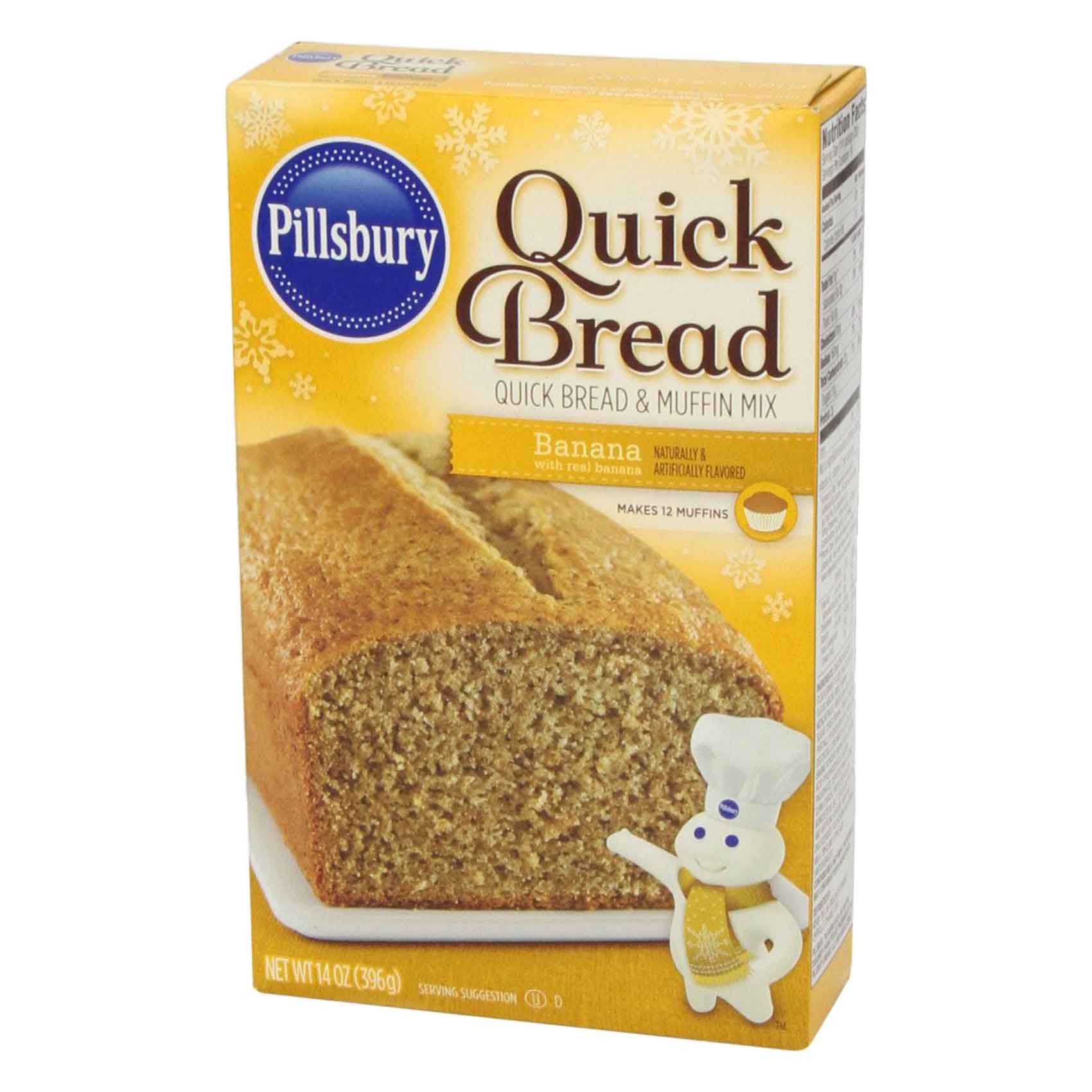 Pillsbury Quick Bread And Muffin Mix Banana 396 Gram product thumbnail 2