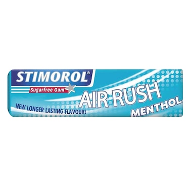 Stimorol Sugar Free Longer Lasting Air Rush Menthol Chewing Gum 14g