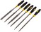 Abbasali 6Pcs Wood File Set Hardened Steel Hand File Wood Rasp Set