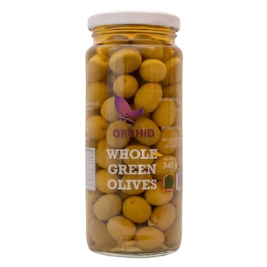 Golden Orchid Whole Green Olive 345g