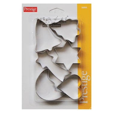 Prestige Biscuit Cutter 5686 Silver Pack of 6