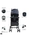 Moon Strek Stroller, Dark Grey/Black