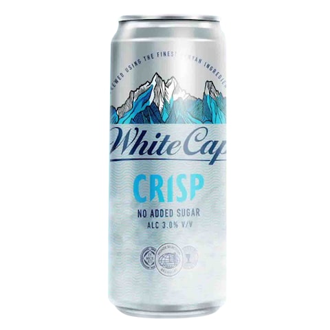 White Cap Crisp Can Beer 330Ml