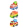 KidzPro - Pull Back Funky Vehicles 3 Pieces