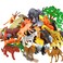 Aiwanto 54 Pcs Animal Figures Safari Toys for Kids Animal Figures Gift for Kids