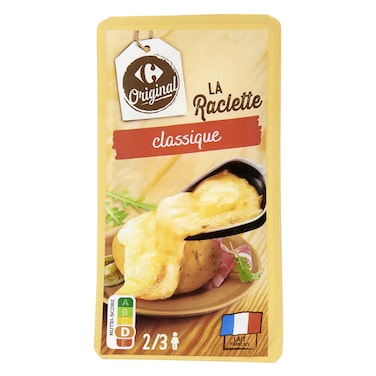 Carrefour Raclette Slice Cheese 400G