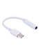 Generic USB To Type-C Audio Adapter Cable White