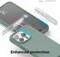 elago Liquid Silicone for iPhone 15 Pro MAX case cover Full Body Protection, Shockproof, Slim, Anti-Scratch Soft Microfiber Lining - Midnight Green