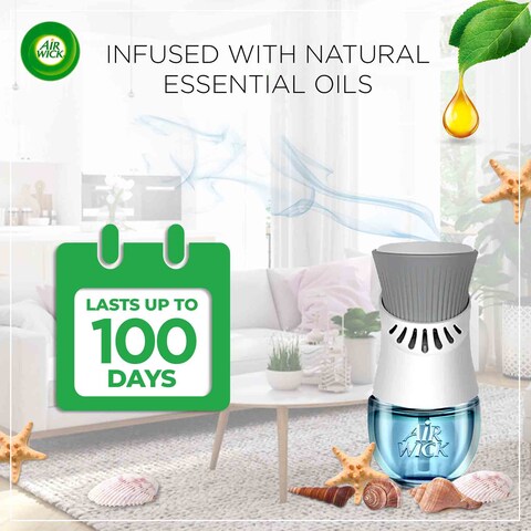عبوة إعادة تعبئة معطر الزيت العطري من إير ويك برائحة الشاطئ ١٩ مل