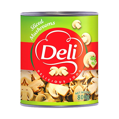 Deli Mushrooms Pieces  and Stems 800GR