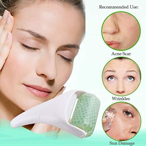 Ice Roller Skin Cool Derma Roller Massager for Face Body Massage