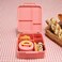Eazy Kids Jumbo Bento Lunch Box w/t Insulated Jar - Cosmic Girl Pink