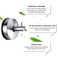 Zalcoon Suction Cup Towel Hooks For For Bathrooms,Spray Black, Shower Hanger Hook Hanger Towel Rack Heavy Duty Wall Mounted Robe Hooks Sucker, Bathroom Organizer (Pack Of 1)
