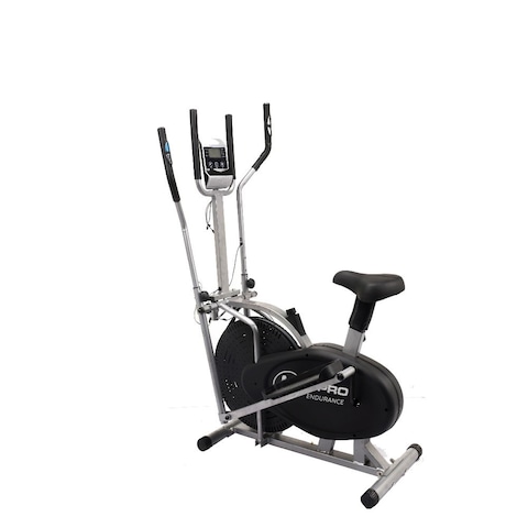 H PRO Elliptical Trainer and Exercise Bike with Seat and Easy Computer Orbitrac Trainer with Twist plate Cardio Cross Trainer Home Office Fitness