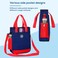 Eazy Kids - Ergonomic Multipurpose School/Lunch Bag - Blue