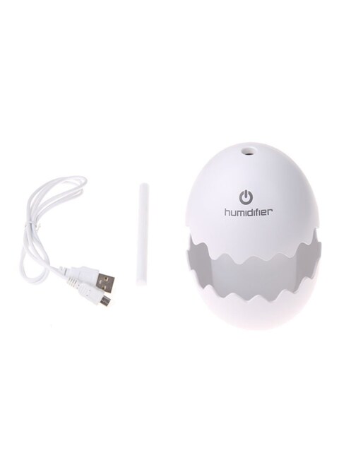 Gulfdealz - Egg Shaped USB Humidifier 1.5W SXE3-QD02 White/Grey