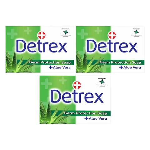 DETREX MED SOAP V/PACK A/VERA3*100G