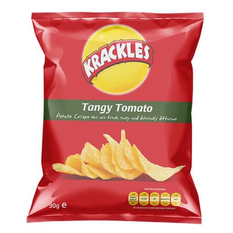 Krackles Tangy Tomato Potato Chips 30G