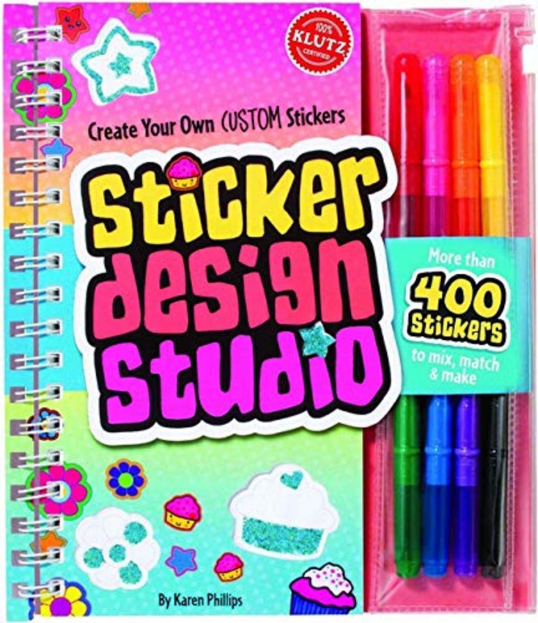 Buy Klutz Sticker Design Studio: Create Your Own Custom Stickers Craft ...