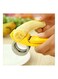 Generic Stainless Steel Banana Slicer Yellow/Silver 5.5X4.5X18Centimeter