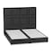 In House Berlin Linen Bed Frame - Queen - 200x140cm - Dark Gray