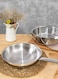 Serenk Modernist 3 Piece Steel Cookware Set