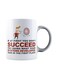 muGGyz Quote Printed Ceramic Coffee Mug White 11Ounce