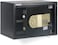 Rubik Safe Box A4 Document Size Locker Security Safety Deposit With Key and Keyless Entry RB25AJ (25x35x25cm) Black