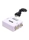 Generic - Mini HDMI 2AV UP Scaler 1080P HD Video Converter White/Black