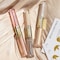 Mei Lifestyle Double Head Liquid Eyeshadow and Eye Concealer - Shiny, Glitter, Pearlescent, Long-Lasting Eye Makeup, Peach
