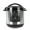 AFRA Electric Pressure Cooker, 12 in 1, Multifunction, 8L Capacity, 1300W, Silver, Stainless Steel, GMARK, ESMA, RoHS, And CB Certified With 2 Years Warranty