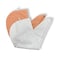 1Chase Ribbed Hair Towel Wrap, 100% Cotton, Bath Shower Head Towel, Quick Magic Dryer, Coral