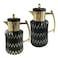 Home Maker Flask QDP Black And Gold 0.7L+1.0L 2 PCS