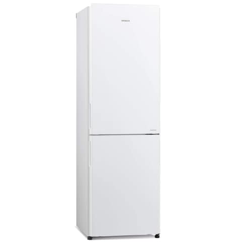 Hitachi Bottom Freezer Refrigerator Glass Black 320L Net Capacity RBG410PUK6GBK