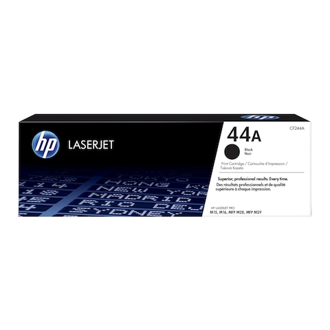 HP 44A Black Original Laserjet Toner Cartridge   CF244A