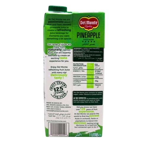 Del Monte Pineapple Blend Juice 1L