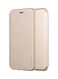 Generic Leather Flip Case Cover With Stand For Apple iPhone 8 Plus Gold