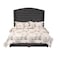 In House Maldives Velvet Bed Frame - Single - 200x100 cm - Dark Gray