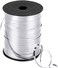 Party Time Metallic Silver Crimped Curling Ribbon Balloon Ribbon Spool 500 Yards for Balloons or Gift Wrapping Decorating Supply - Party Supplies