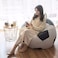 Vital Soccer Bean Bag, Leather Durable Double Stitched Material Sturdy Zippers, Ideal For Teenagers PVC Leather Large Football Bean Bag