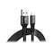 Cellairis 3-In-1 Flat Charging Cable Black 1m