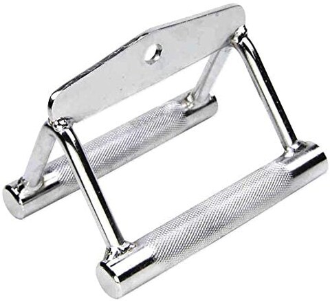 Pro Grip Revolving pull down Lat Bar-Silver, for Bicep Tricep (2 D)