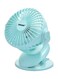 Sonashi 2-In-1 Desk And Clip Fan With 360&deg; Rotary Function SRF-104N Blue
