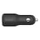 Belkin BoostCharge 1 USB-C and 1 USB-A Port Car Charger, Black, 42 W