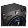 LG Steam Washing Machine - 9Kg with 5Kg Dryer - Black Steel - F4R5VGG2E