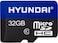 بطاقة الذاكرة (اس دي سي 32 جي يو 1) فئة 10 مايكرو اس دي اتش سي مع محول من هيونداي (32 جيجابايت)
